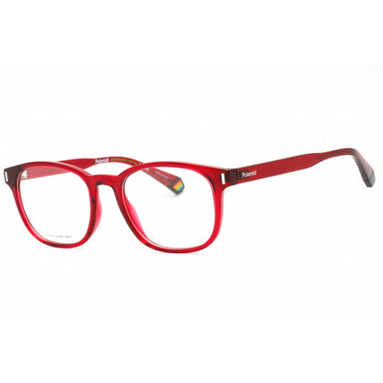Polaroid Core Men's Eyeglasses - Red Plastic Rectangular Frame | PLD D453 0C9A 00 ,