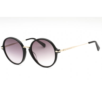 Longchamp Women's Sunglasses - Black Acetate Round Shape Full Rim Frame | LO645S 001 ,