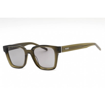 Hugo Men's Sunglasses - Khaki Plastic Full Rim Frame Grey Lens | HG 1157/S 03Y5 IR ,