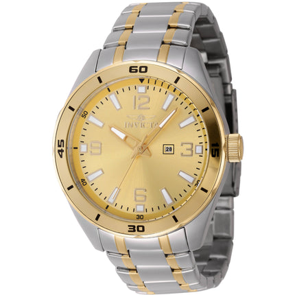 Invicta Men's Watch - Pro Diver Quartz Gold Tone Dial Two Tone Steel Bracelet | 46672 ,