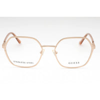 Guess Women's Eyeglasses - Pale Gold Metal Geometric Shape Full Rim Frame | GU2912 032 ,