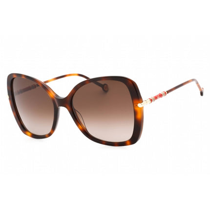 Carolina Herrera Women's Sunglasses - Havana 2 Butterfly Frame | CH 0025/S 005L HA ,
