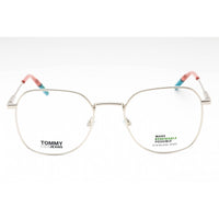 Tommy Hilfiger Unisex Eyeglasses - Palladium Metal Square Full Rim Frame | TJ 0091 010 ,