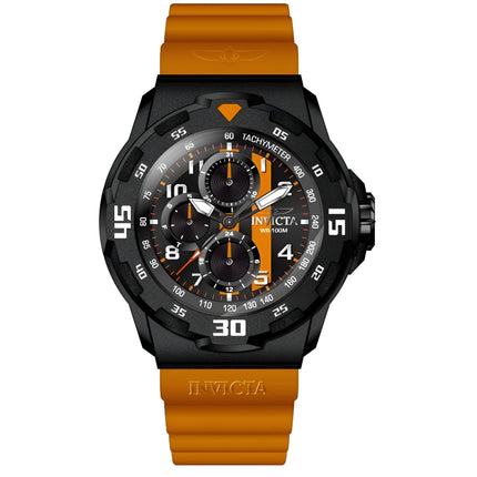 Invicta Men's Watch - Coalition Forces Chrono Orange Silicone Rubber Strap | 46403 ,