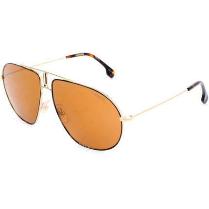Carrera Unisex Sunglasses - Gold Black Metal Aviator Frame Gold Sp Lens | BOUND RHL ,