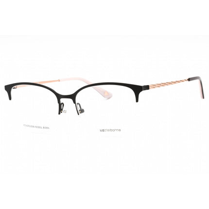 Liz Claiborne Women's Eyeglasses - Matte Black Metal Cat Eye Frame | L 677 0003 00 ,
