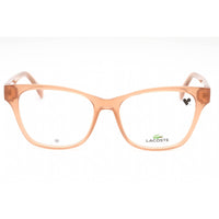 Lacoste Women's Eyeglasses - Nude Plastic Square Frame Clear Demo Lens | L2920 272 ,