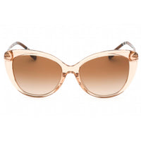 Burberry Women's Sunglasses - Peach Cat Eye Frame Brown Grey Lens | 0BE4407F 408813 ,