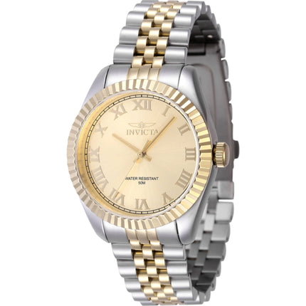 Invicta Women's Watch - Specialty Gold Dial Two Tone Steel Bracelet Quartz | 47416 ,