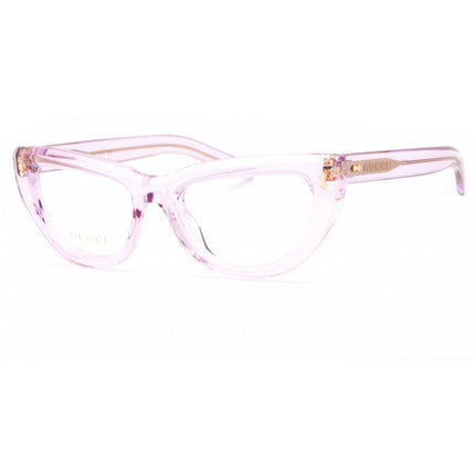 Gucci Women's Eyeglasses - Violet Cat Eye Full Rim Plastic Frame | GG1521O 004 ,