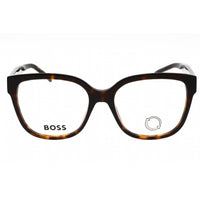 Hugo Boss Women's Eyeglasses - Havana Plastic Cat Eye Full Rim | BOSS 1456 0086 00 ,