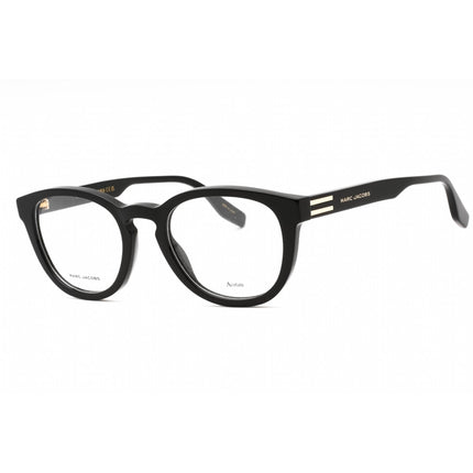 Marc Jacobs Men's Eyeglasses - Black Plastic Round Full Rim Frame | MARC 721 0807 00 ,