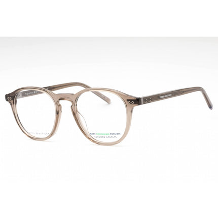 Tommy Hilfiger Unisex Eyeglasses - Beige Plastic Round Full Rim Frame | TH 1893 10A 00 ,