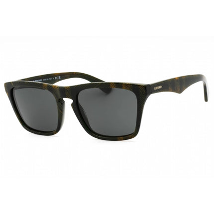 Burberry Men's Sunglasses - Check Green Plastic Full Rim Square Frame | 0BE4434 412587 ,