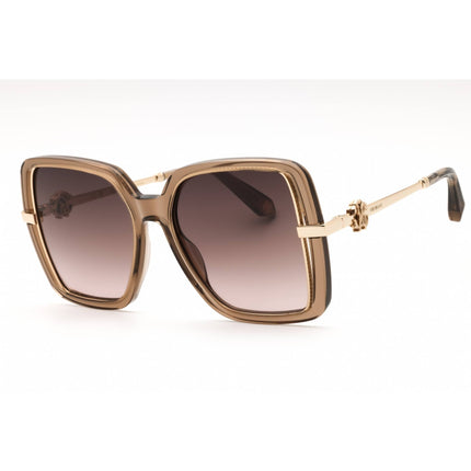 Roberto Cavalli Women's Sunglasses - Transparent Dove Grey Plastic Frame | SRC007 0ALV ,