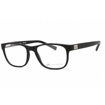 Armani Exchange Men's Eyeglasses - Black Rectangular Frame Clear Lens | AX3034F 8078 ,