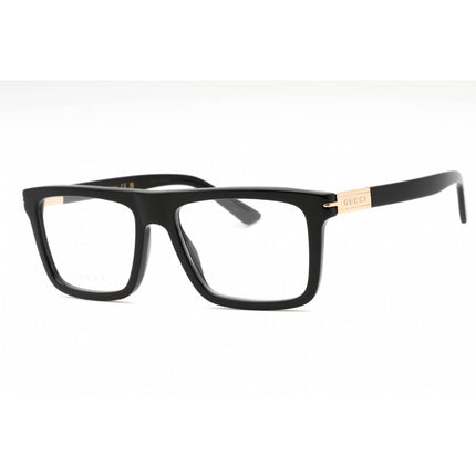 Gucci Men's Eyeglasses - Black Rectangular Full Rim Frame Clear Lens | GG1504O 005 ,