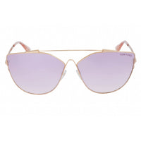Tom Ford Women's Sunglasses - Gold/Other Metal Frame Gradient Violet Lens | FT0563 33Z ,