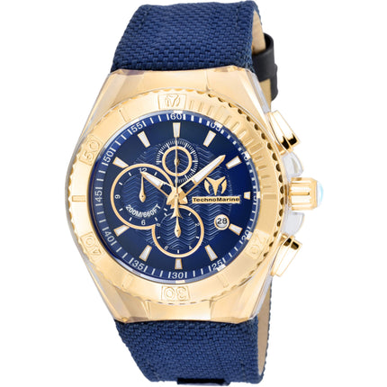 Technomarine Men's Watch - Cruise BlueRay Quartz Blue Dial Nylon Strap | TM-115175 ,