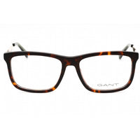 GANT Men's Eyeglasses - Dark Havana Plastic Rectangular Full Rim Frame | GA3294 052 ,