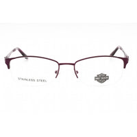Harley Davidson Women's Eyeglasses - Violet Metal Oval Half Rim Frame | HD0541 083 ,