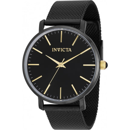 Invicta Women's Watch - Angel Quartz Black Stainless Steel Mesh Bracelet | 39371 ,