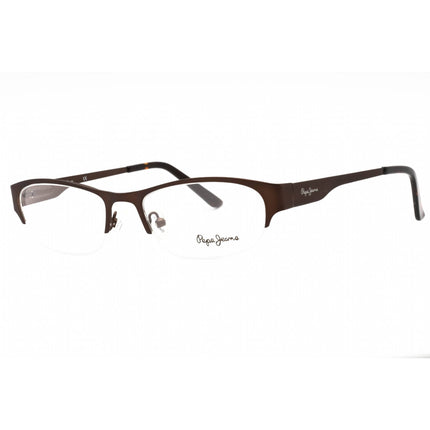 Pepe Jeans Women's Eyeglasses - Brown Metal Rectangular Half Rim Frame | PJ1114 C4 ,