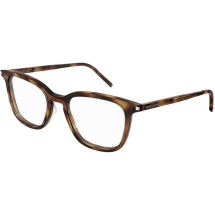 Saint Laurent Men's Eyeglasses - Havana Acetate Square Frame Demo Lens | SL479 002 ,