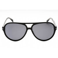 David Beckham Men's Sunglasses - Black Aviator Acetate Frame Grey Lens | DB 1091/S 807 ,