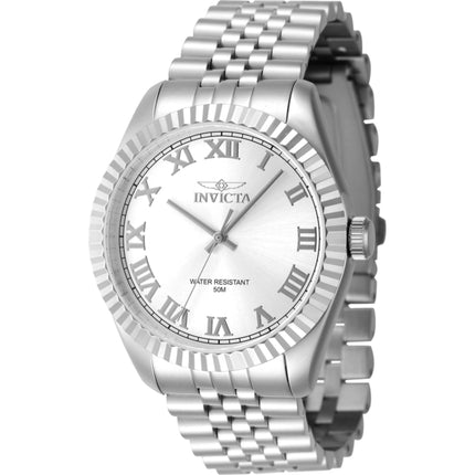 Invicta Men's Watch - Specialty Silver Dial Stainless Steel Bracelet Quartz | 47397 ,