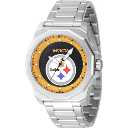 Invicta Men's Watch - NFL Pittsburgh Steelers Yellow and Black Dial Bracelet | 47921 ,