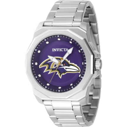 Invicta Men's Watch - NFL Baltimore Ravens Blue Dial Stainless Steel Bracelet | 47927 ,