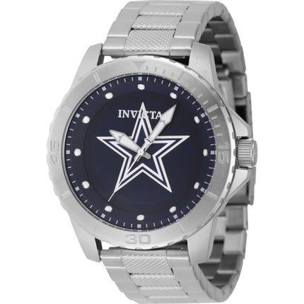 Invicta Men's Watch - NFL Dallas Cowboys Quartz Blue Dial Silver Tone Bracelet | 48083 ,