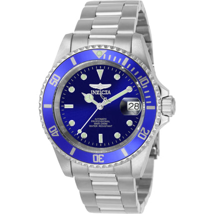 Invicta Men's Watch - Pro Diver Quartz Blue Dial Stainless Steel Bracelet | 9094OB ,