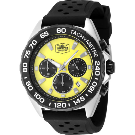 Invicta Men's Watch - Invicta Racing Chronograph Yellow Dial Black Strap | 47770 ,