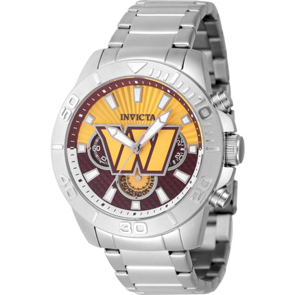 Invicta Men's Watch - NFL Washington Commanders Dark Red and Yellow Dial | 47947 ,