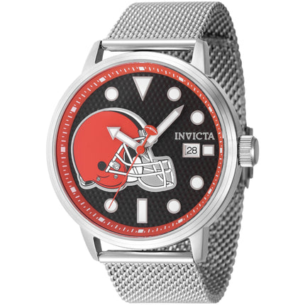 Invicta Men's Watch - NFL Cleveland Browns Brown Dial Steel Mesh Bracelet | 47987 ,