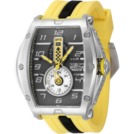 Invicta Men's Watch - Invicta Racing Quartz Yellow and Black Silicone Strap | 47383 ,