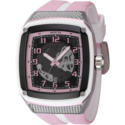 Invicta Men's Watch - Invicta Racing Quartz Pink and White Silicone Strap | 48069 ,