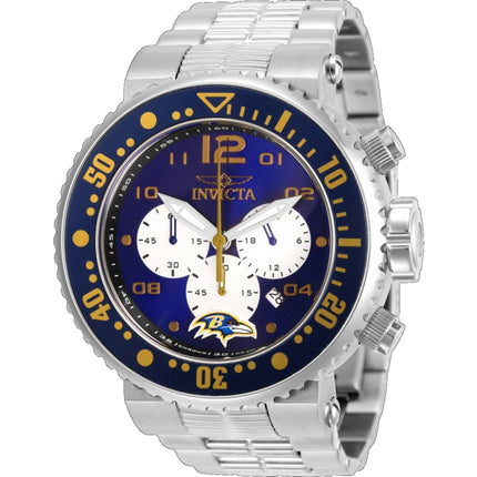 Invicta Men's Watch - NFL Baltimore Ravens Chronograph Purple and White Dial | 30257 ,