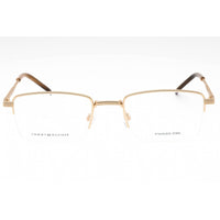 Tommy Hilfiger Men's Eyeglasses - Matte Light Gold Rectangular Frame | TH 2036 0CGS 00 ,