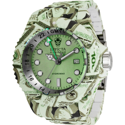 Invicta Men's Watch - Reserve Hydromax Green Dial Aqua Plated Bracelet Dive | 34649 ,