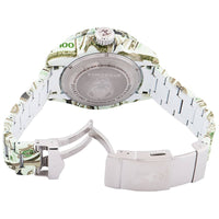 Invicta Men's Watch - Reserve Hydromax Green Dial Aqua Plated Bracelet Dive | 34649 ,