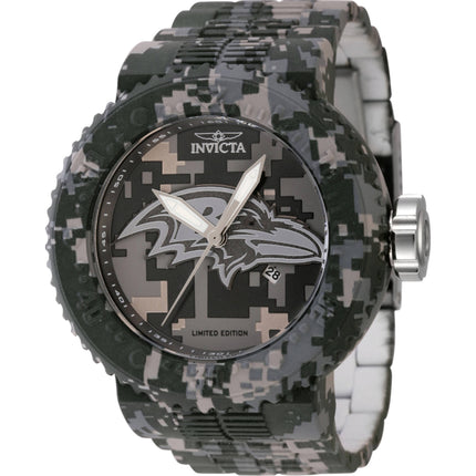 Invicta Men's Watch - NFL Baltimore Ravens Quartz Stainless Steel Bracelet | 45108 ,