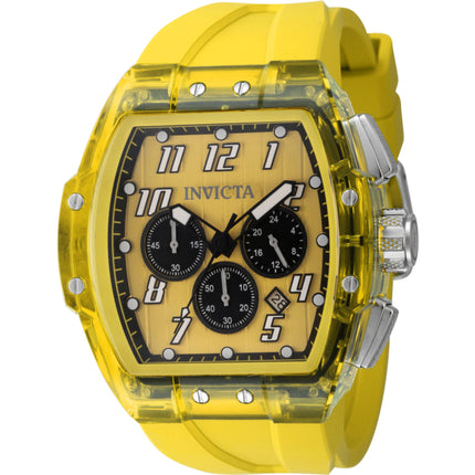 Invicta Men's Watch - S1 Rally Quartz Chronograph Yellow Silicone Strap Date | 45482 ,