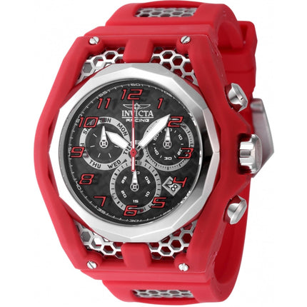 Invicta Men's Watch - Invicta Racing Chronograph Red and Silver Tone Strap | 47208 ,