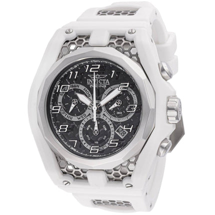 Invicta Men's Watch - Invicta Racing Chronograph White, Silver Tone Strap | 47209 ,
