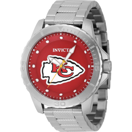 Invicta Men's Watch - NFL Kansas City Chiefs Quartz Red Dial Bracelet | 48089 ,