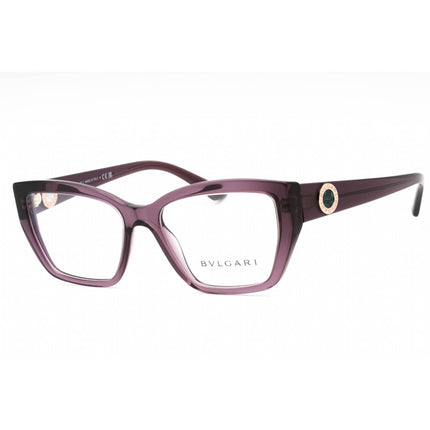 Bvlgari Women's Eyeglasses - Transparent Amethyst Plastic 53mm Frame | 0BV4221 5518 ,