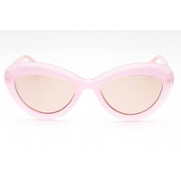 Moschino Women's Sunglasses - Pink Plastic Full Rim Cat Eye Frame | MOS163/S 035J U1 ,